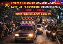 Polres Tulungagung Larang Sahur on The Road dengan Sound Horeg