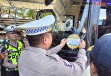 Operasi Keselamatan Semeru 2026, Ditlantas Polda Jatim Gelar Ramp Check Angkutan Umum