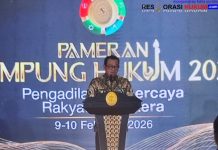 Sekretaris MA: Kampung Hukum sebagai Ruang Edukasi dan Penguatan Pemberantasan Korupsi