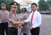 Kapolres Pasuruan Pimpin Apel dan Berikan Penghargaan kepada 38 Personel Berprestasi