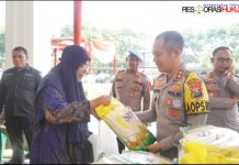 Gerakan Pangan Murah Polri, Polres Pasuruan Berhasil Salurkan 45 Ton Beras untuk Masyarakat