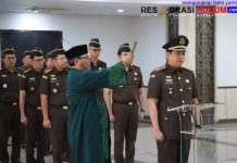 Kajati Kaltim Lantik Empat Pejabat Eselon III, Tekankan Integritas dan Kinerja Penegakan Hukum