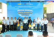 Mudik Gratis 2026, Kejaksaan Agung Berangkatkan Ratusan Pemudik di Tengah Semangat Ramadan