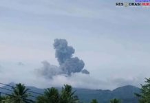 Gunung Dukono Erupsi Lagi, Abu Vulkanik Capai 1.200 Meter