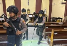 Polres Pasuruan Sterilisasi Gereja Tingkatkan Pengamanan Ibadah Kenaikan Isa Almasih berjalan Aman
