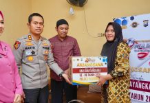 Hari Bhayangkara ke-80, Kapolres Pasuruan Anjangsana Anggota Sakit dan Warakawuri