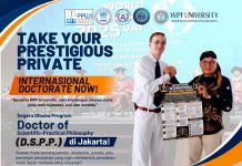 Raih Gelar Doktor Internasional Anda, Program D.S.P.P. Resmi Dibuka di Jakarta!