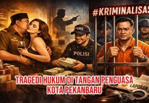 Tragedi Hukum di Pekanbaru: Mengurai Benang Kusut Kriminalisasi Aktivis, Barter Jabatan, dan Pelanggaran UU Pers