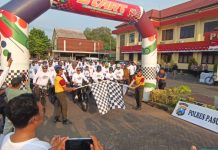 Gowes Bersama Ulama dan Masyarakat, Kapolres Pasuruan Ajak Wujudkan Daerah Aman dan Guyub