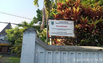 KALIREJO LAWANG TANAH PEMKAB MALANG JADI PARKIRAN TRUK TANGKI – PLANG DILARANG CUMA PAJANGAN, ASET PUSDIKLATCAB INDRAKILA TERBENGKALAI