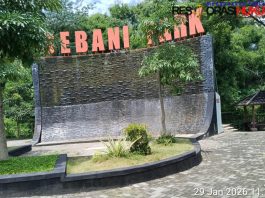 SIDAK WAYANG SEBANI WATERPARK – METERAN AIR “HIDUP” TAPI DEBIT DIDUGA DIKECILIN SEJAK OPERASI, BANGUNAN MEPET SUNGAI BRANTAS BELUM DIBONGKAR