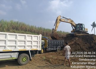 JARINGAN GALIAN TANAH URUK ILEGAL TERUNGKAP! DARI GONDOWANGI KE KARANGDUREN MALANG, SUDAH DILAPORKAN KE POLRES