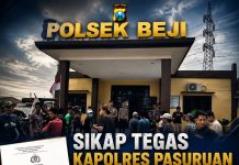 Polres Pasuruan Nonjobkan Anggota Reskrim Polsek Beji, Wujud Komitmen Transparansi Penanganan Dugaan Penganiayaan