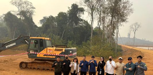 TIM GABUNGAN TINDAK LANJUTI PENYITAAN ASET, CEK LOKASI TAMBANG PT QSS DI KALIMANTAN BARAT