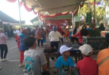 Puncak Acara HUT Ke-81 RI, Warga Dusun Rajeg Sumbergedang Pandaan Gelar Jalan Sehat
