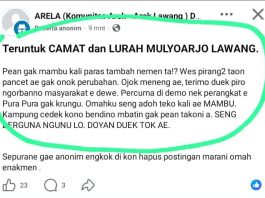 WARGA MULYOARJO LAWANG KELUHKAN BAU PARAH DI KALI, SOROT KINERJA CAMAT DAN LURAH