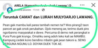 WARGA MULYOARJO LAWANG KELUHKAN BAU PARAH DI KALI, SOROT KINERJA CAMAT DAN LURAH