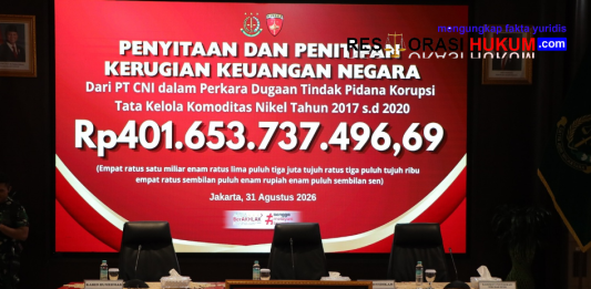 Penyidik JAM PIDSUS Terima Pengembalian Kerugian Negara Rp401,65 Miliar dari PT CNI