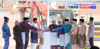 Mendagri Tito Resmikan Awal Pembangunan Museum dan Monumen Bahasa Nasional di Pulau Penyengat