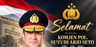 KOMJEN POL. SUYUDI ARIO SETO RESMI DILANTIK MENJADI KEPALA KEPOLISIAN NEGARA REPUBLIK INDONESIA