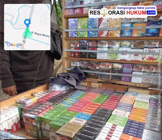 MIRIS! Marak Peredaran Rokok Ilegal di Jalan Raya Prambon Sidoarjo Tak Tersentuh Hukum – Bea Cukai Sidoarjo dan Aparat Diduga Tutup Mata