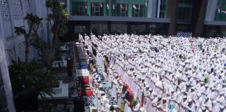 Puluhan Santri PP Dalwa Bersama Polres Pasuruan Gelar Sholat Istisqa’ dan Doa Bersama, Berharap Karhutla Lekas BerlaluÂ